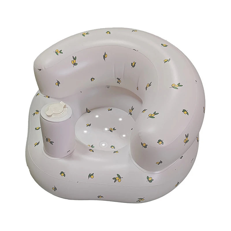Inflatable Baby Seat – Air Pump Toddler Sofa for Sitting & Feeding