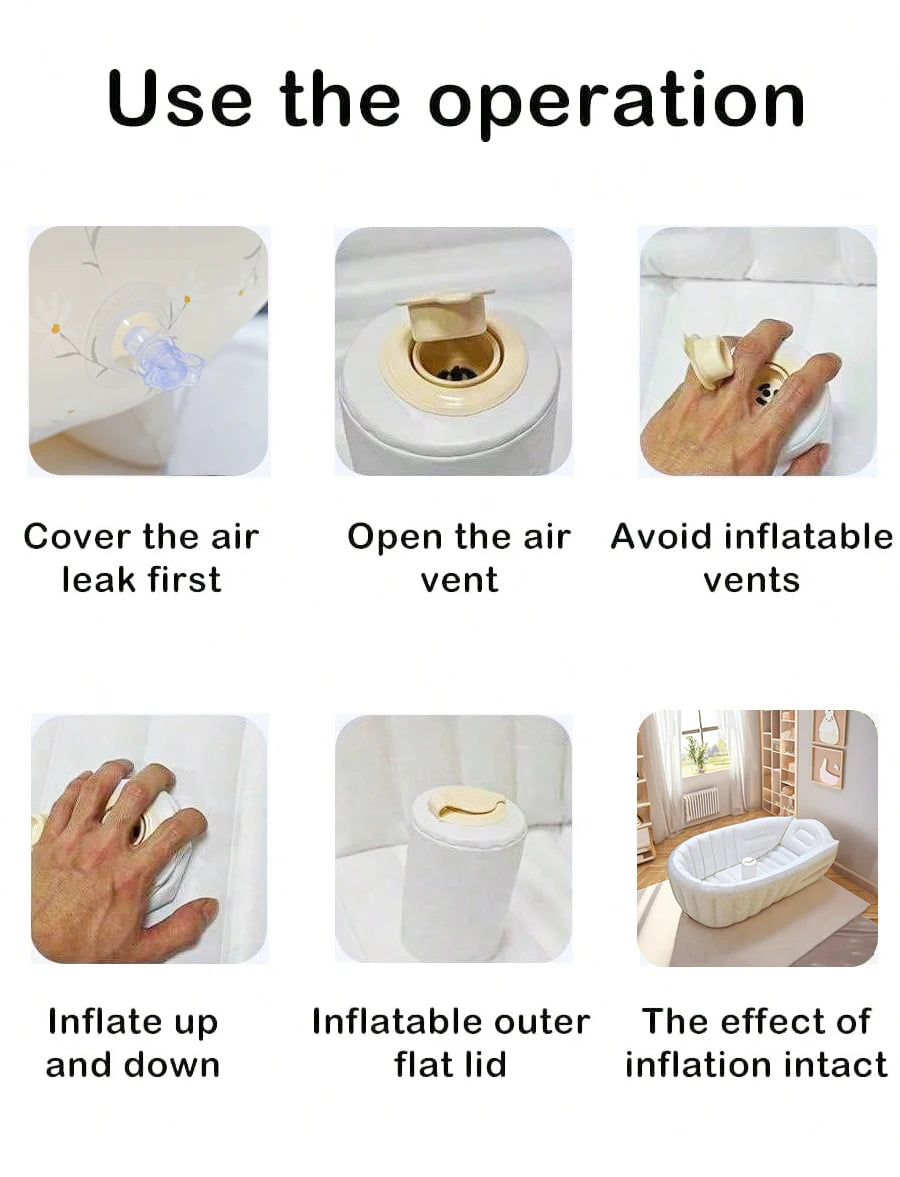 AquaNest Inflatable Baby Bathtub