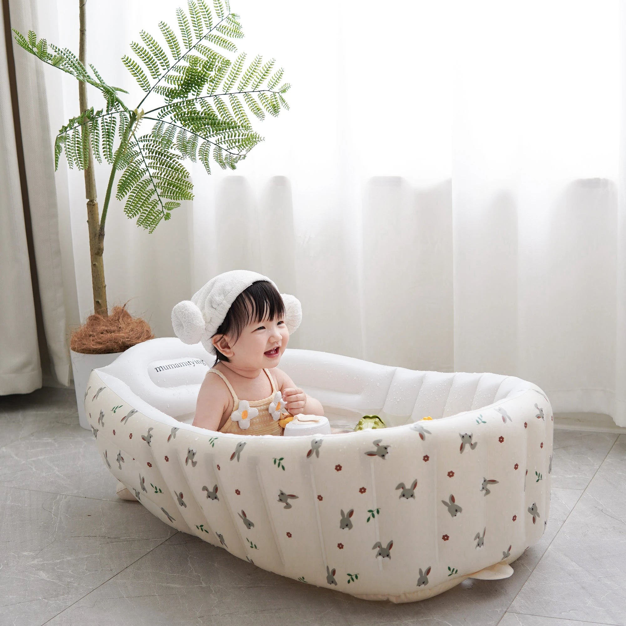AquaNest Inflatable Baby Bathtub