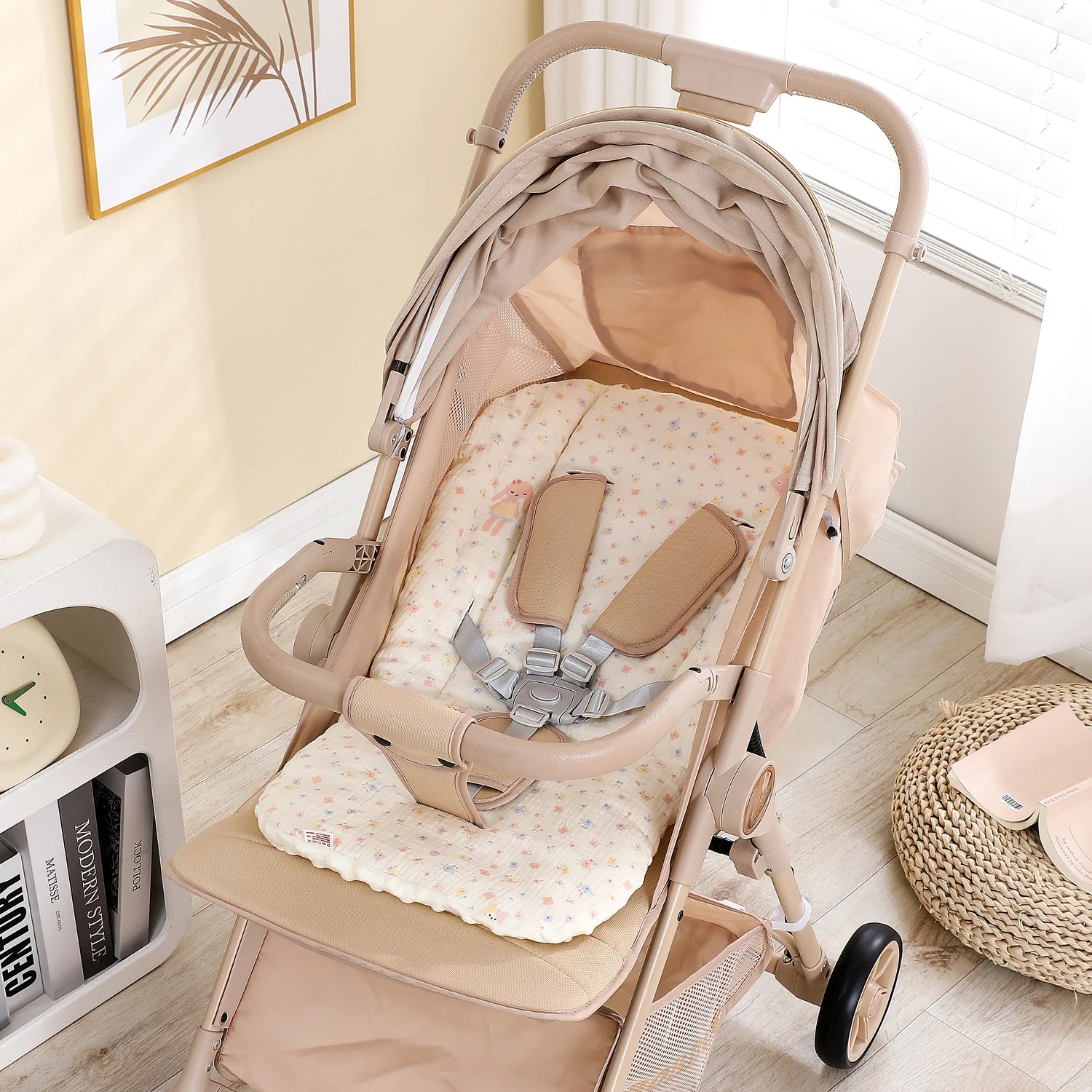 Baby Stroller Seat Cushion Soft Mattress Kids Pushchair Car Mat Stroller Accessories