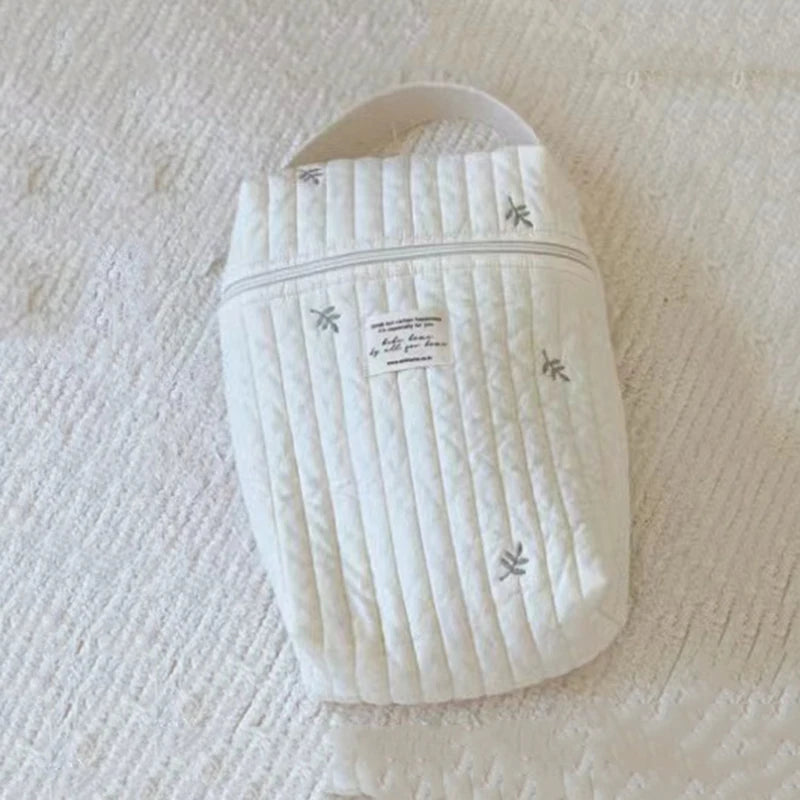 Quilted Baby Diaper Caddy – Portable Stroller & Mommy Organizer Bag