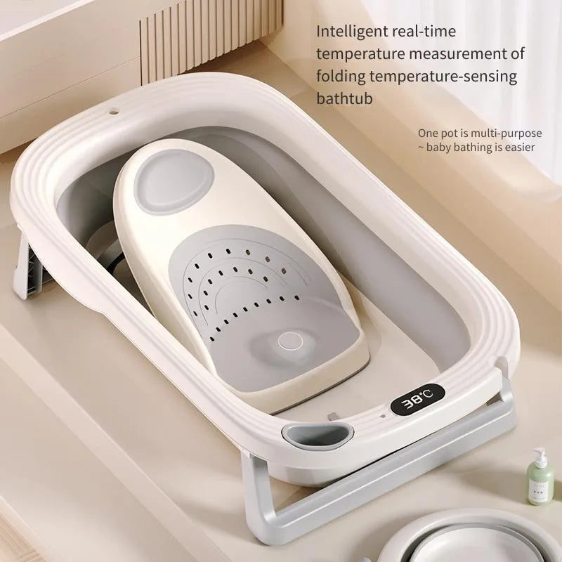 TempSafe Foldable Baby Bath Tub