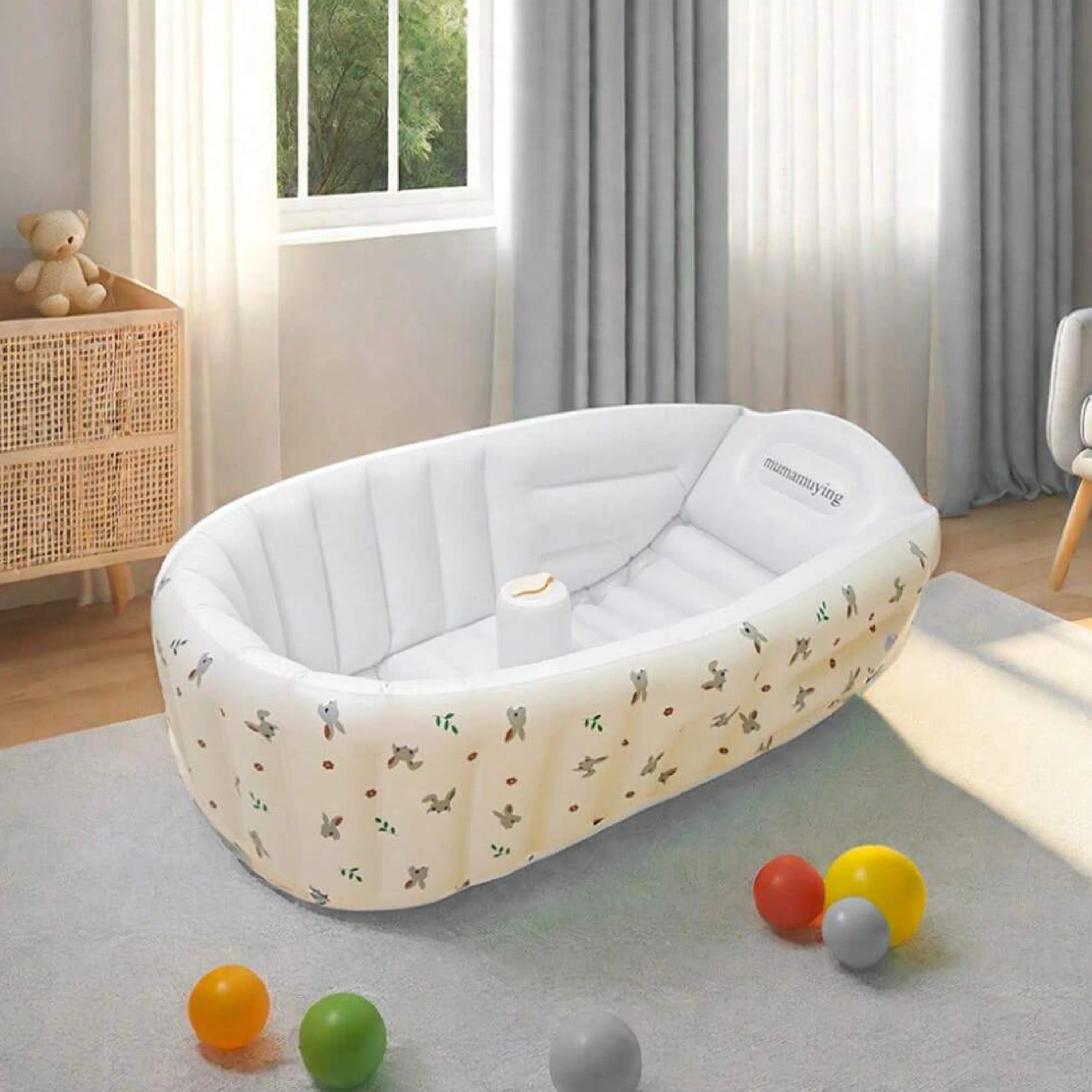AquaNest Inflatable Baby Bathtub