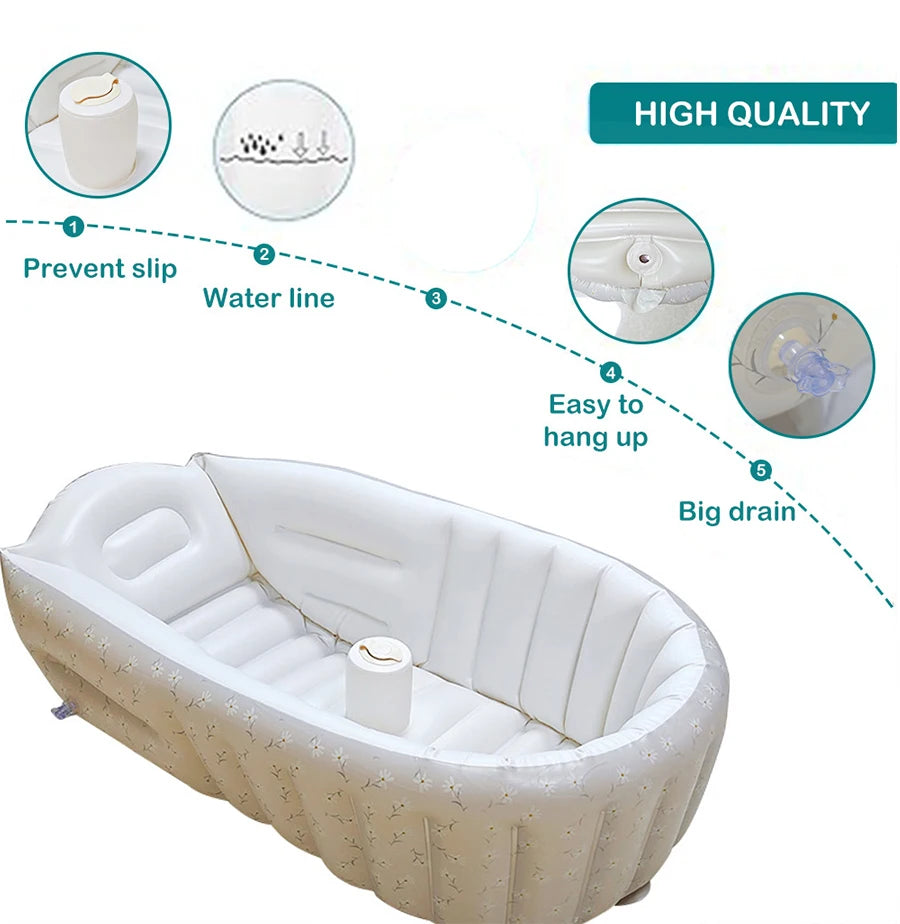AquaNest Inflatable Baby Bathtub
