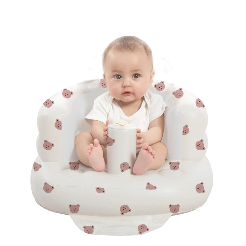 Inflatable Baby Seat – Air Pump Toddler Sofa for Sitting & Feeding