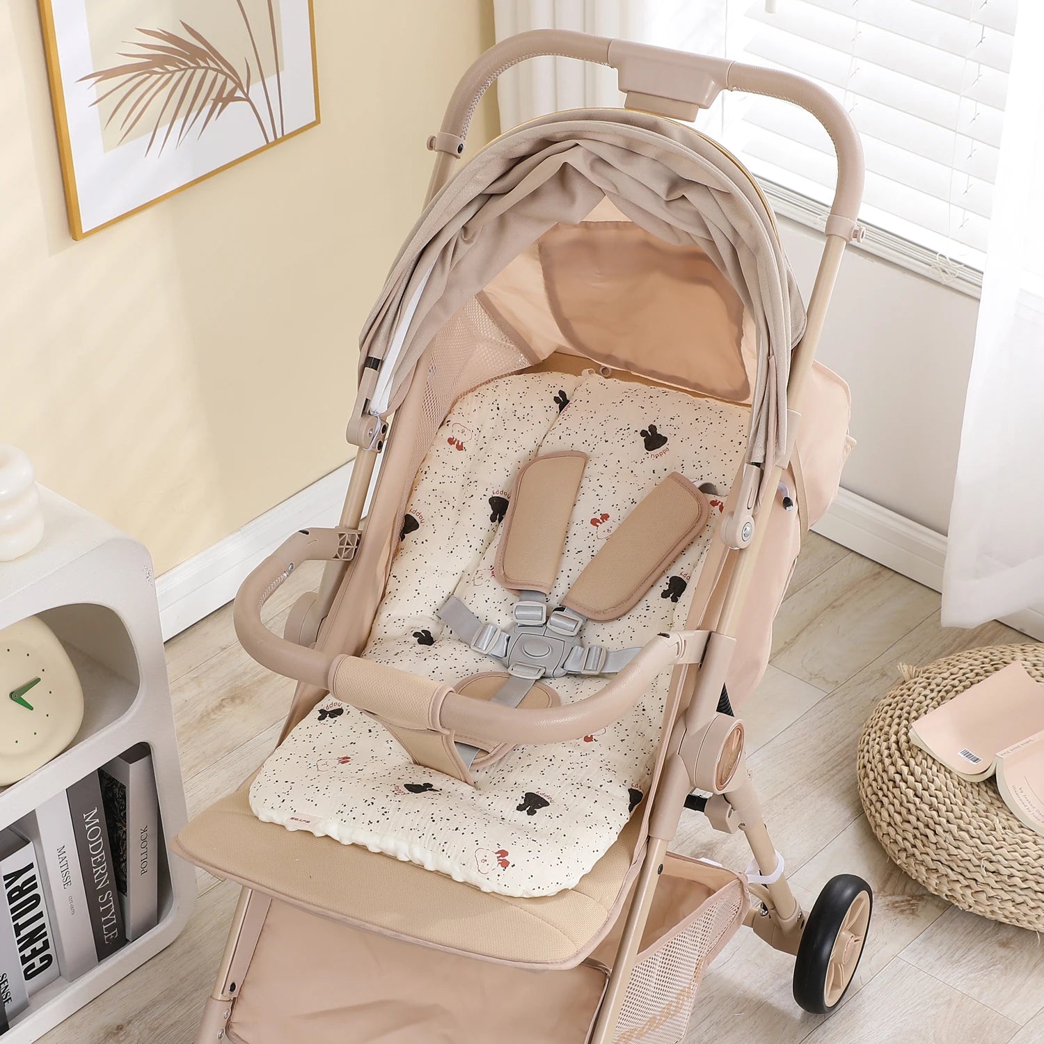 Baby Stroller Seat Cushion Soft Mattress Kids Pushchair Car Mat Stroller Accessories