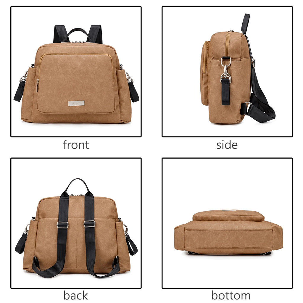 Soboba Waterproof Diaper Backpack – Large Capacity Baby Bag for Moms