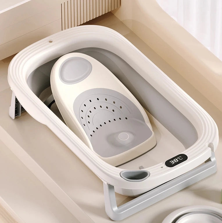 TempSafe Foldable Baby Bath Tub