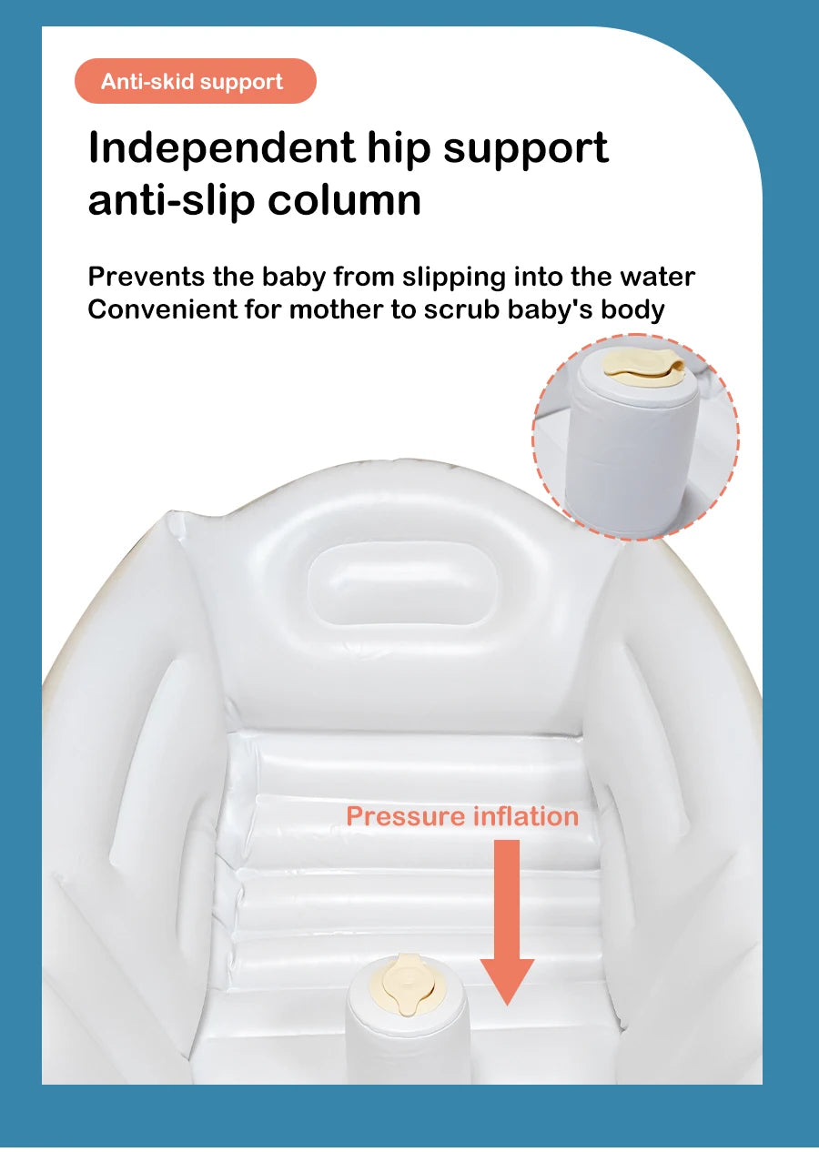 AquaNest Inflatable Baby Bathtub