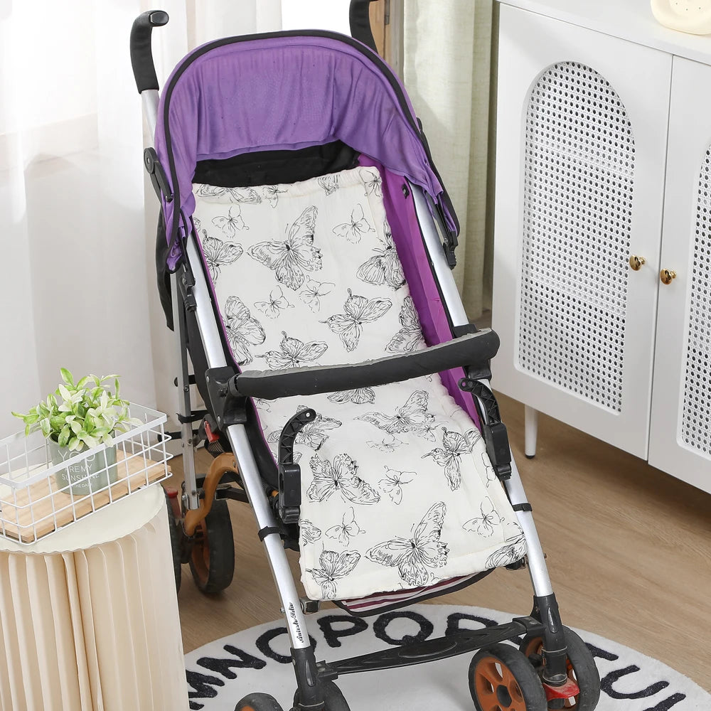 Baby Stroller Seat Cushion Soft Mattress Kids Pushchair Car Mat Stroller Accessories