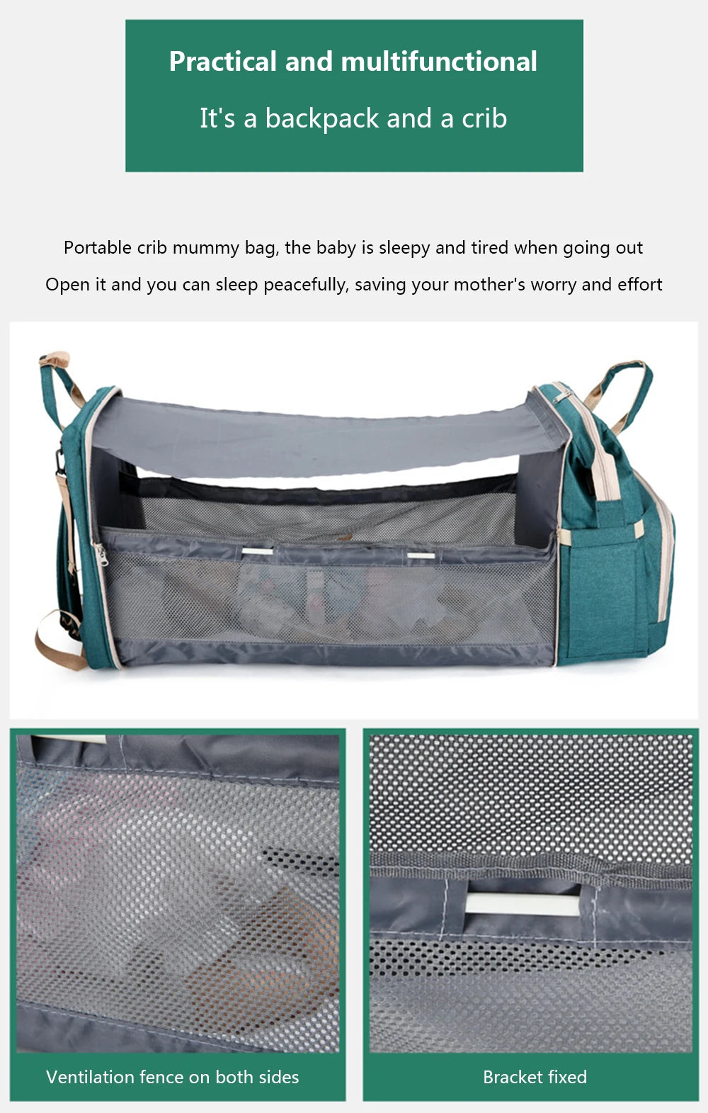 LuxeMom Folding Bag
