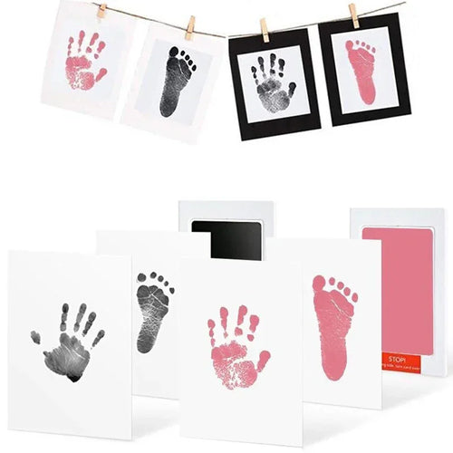 Baby & Pet Footprint Kit – Non-Toxic Inkless Hand & Paw Prints