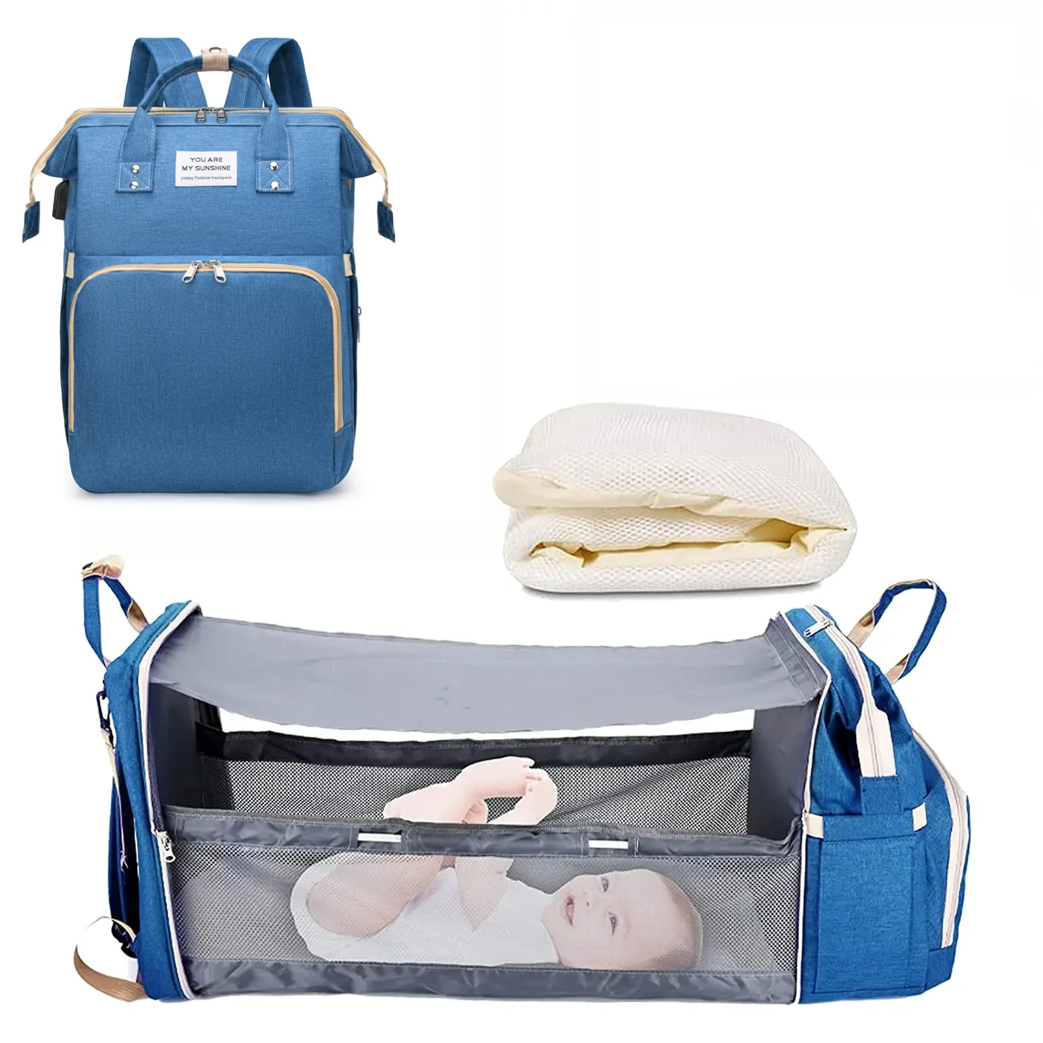 LuxeBaby 3-in-1 Backpack