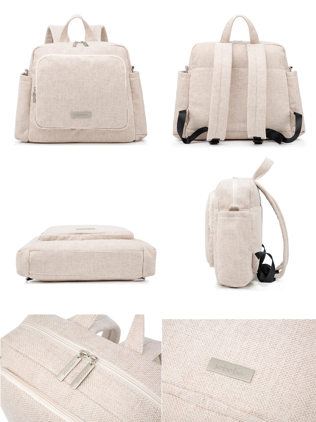 Soboba Waterproof Diaper Backpack – Large Capacity Baby Bag for Moms