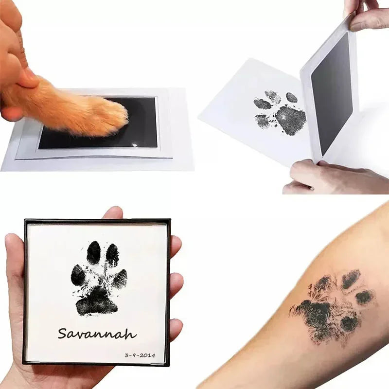 Baby & Pet Footprint Kit – Non-Toxic Inkless Hand & Paw Prints
