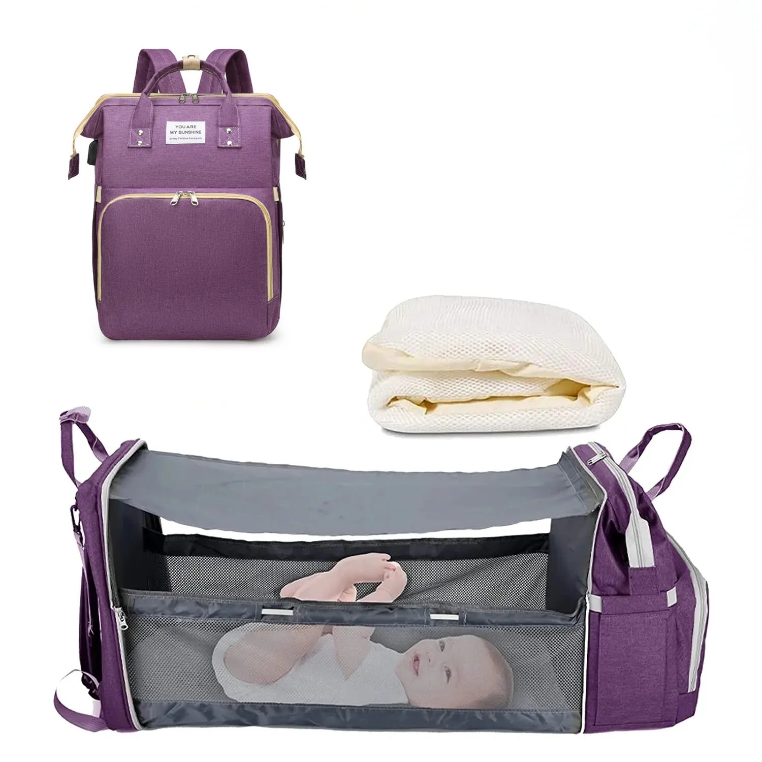 LuxeBaby 3-in-1 Backpack