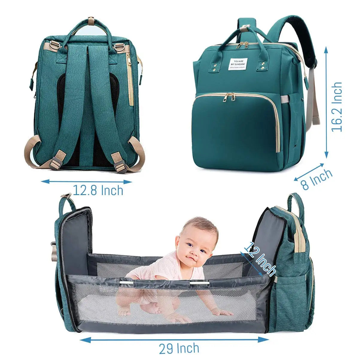LuxeBaby 3-in-1 Backpack