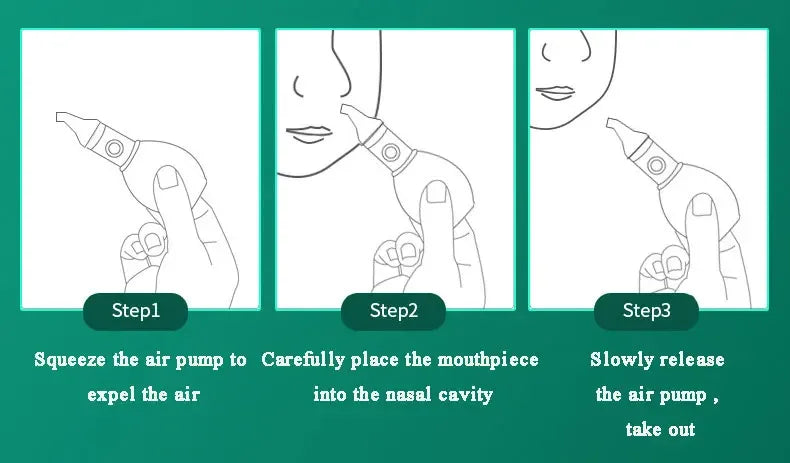 Baby Nasal Aspirator – Silicone Nose Cleaner for Newborns
