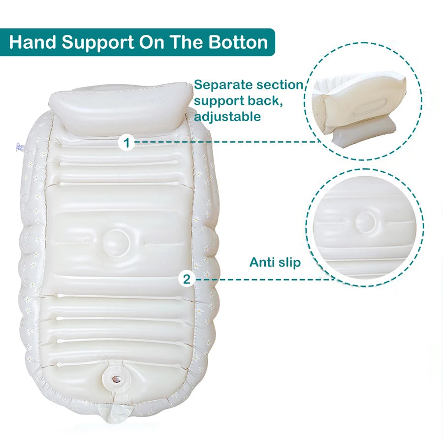 AquaNest Inflatable Baby Bathtub