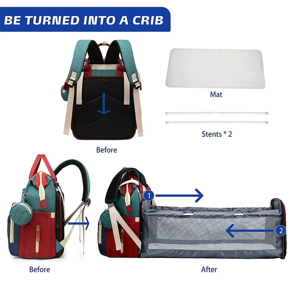 LuxeBaby 3-in-1 Backpack