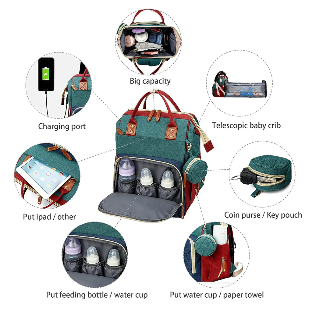 LuxeBaby 3-in-1 Backpack