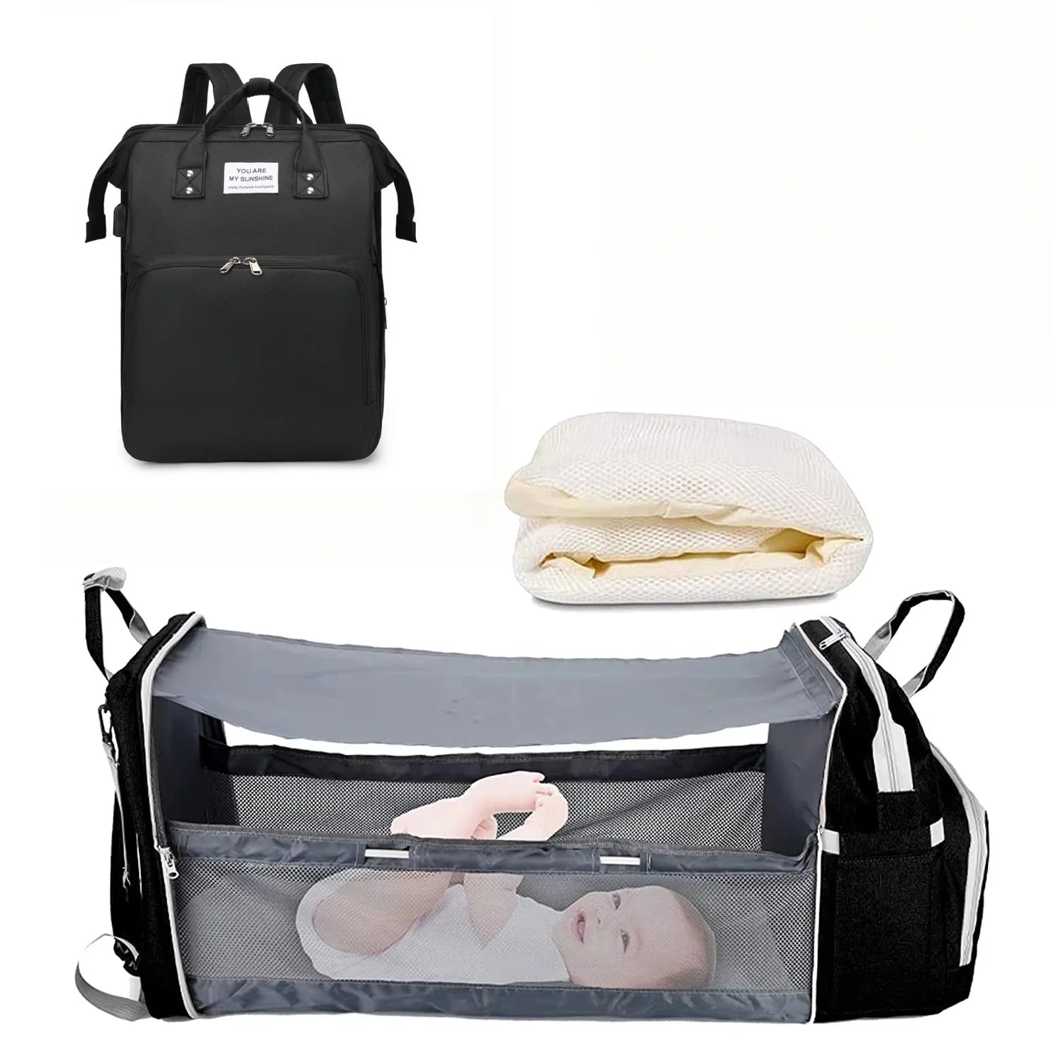 LuxeBaby 3-in-1 Backpack